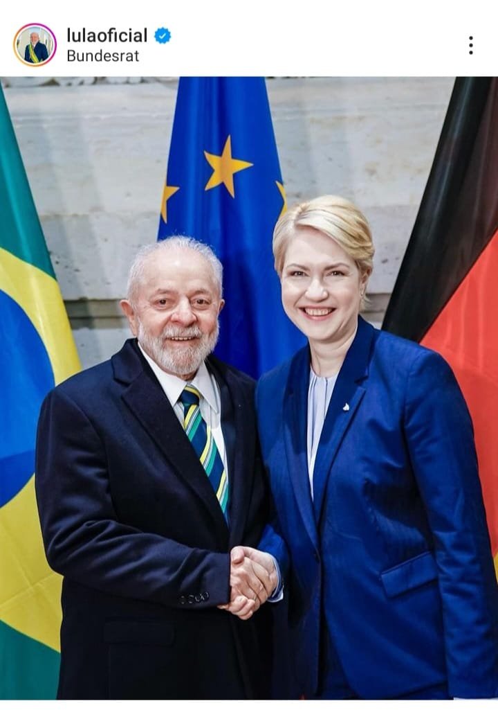 Com a chefe do Conselho Federal alemão, Lula articula ampliação de investimentos 1 Screenshot 20231204 082143 Instagram