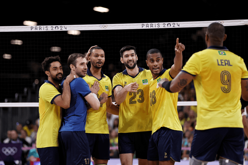 Brasil vence Egito e se classifica para as quartas de final no vôlei masculino 1 image 10