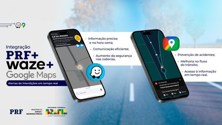 PRF se une ao WAZE e Maps para auxiliar motoristas nas viagens por BRs 1 17411710288321313332377840474338