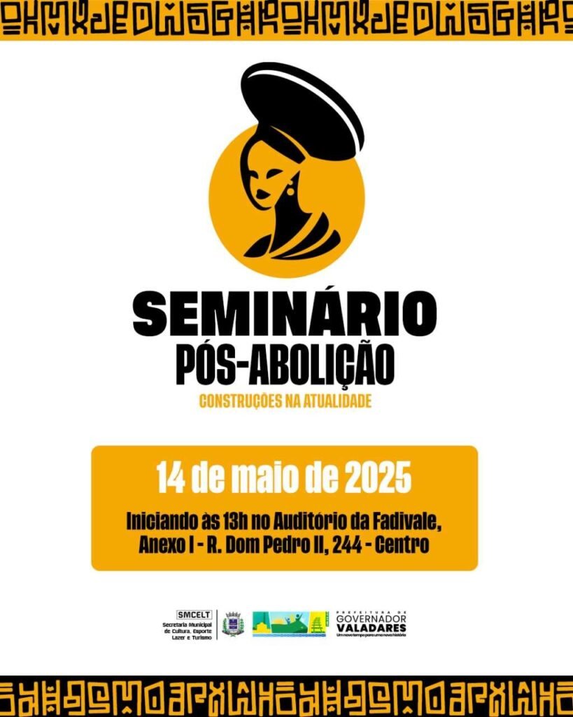 SMCELT realiza o Seminário Pós-Abolição - Construções na Atualidade nesta quarta (14) 2 17470762094055049558041926905666